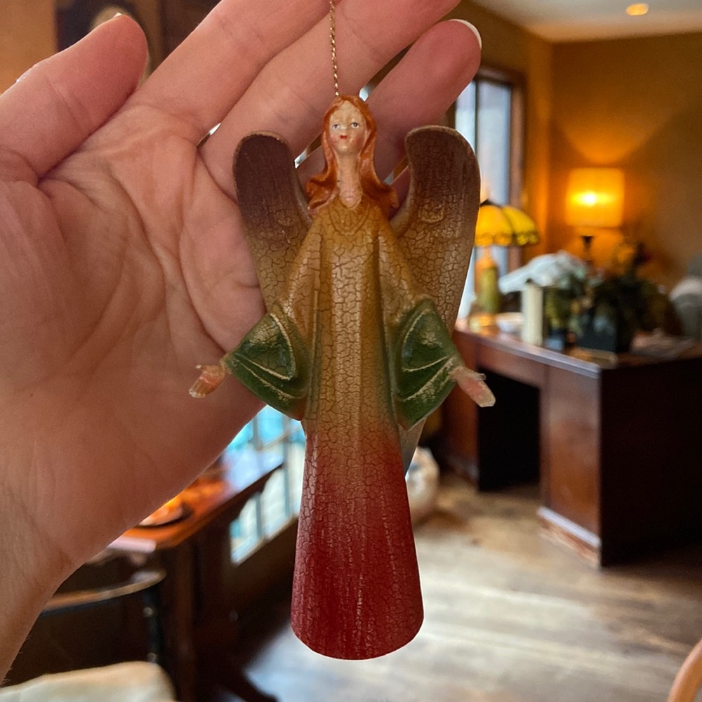 Wooden Angel Ornament